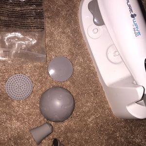 Pure Wave Handheld Personal Massager with multiple heads